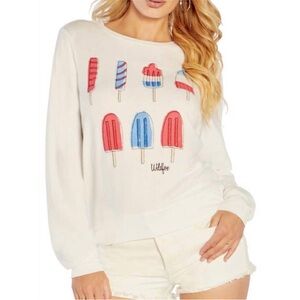 WILDFOX Take A Lick Sweatshirt Icecream in vanilla